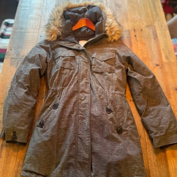 Aritzia Community Parka in heather grey